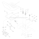 Page H Diagram and Parts List for WE12542E  Weed Eater Lawn Tractor